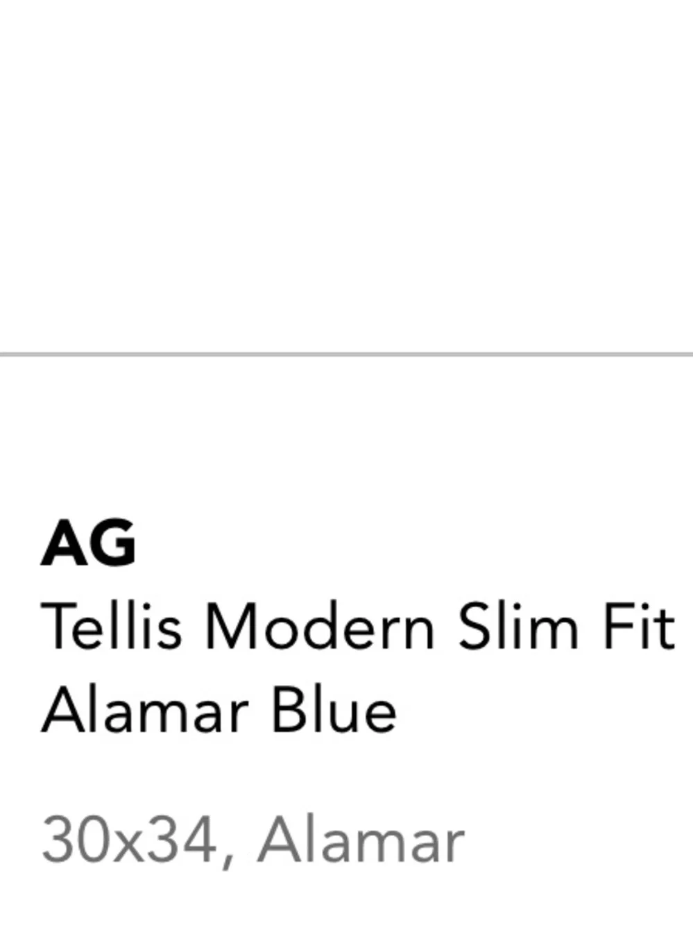 Ag Adriano Goldschmied Tellis Slim Jeans in Alamar Blue